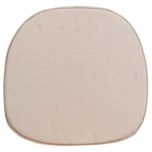 Flash Furniture XA-X-CUSH-GG 15.75"W x 15.25"D Burlap Seat Cushion for Crossback Barstool 