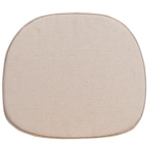 Flash Furniture XU-THIN-GG 17.25"W x 15"D Natural Seat Cushion for Crossback Chairs 