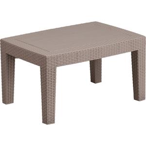 Flash Furniture DAD-SF2-T-GG 27.75in x 19.75in All-Weather Outdoor Resin Coffee Table Flash Furniture DAD-SF2-T-GG 27.75in x 19.75in All-Weather Outdoor Resin Coffee Table