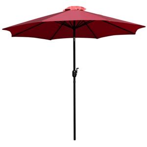 Flash Furniture GM-402003-RED-GG 108in Dia. x 96.5"H Red Patio Umbrella with Aluminum Pole Flash Furniture GM-402003-RED-GG 108in Dia. x 96.5"H Red Patio Umbrella with Aluminum Pole