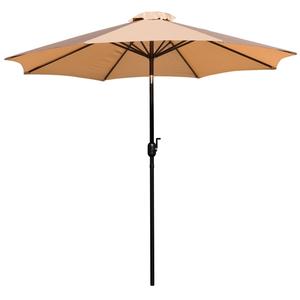 Flash Furniture GM-402003-TAN-GG 108in Dia. x 96.5"H Tan Patio Umbrella with Aluminum Pole Flash Furniture GM-402003-TAN-GG 108in Dia. x 96.5"H Tan Patio Umbrella with Aluminum Pole