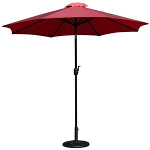Flash Furniture GM-402003-UB19B-RED-GG 108in Dia. x 96.5"H Red Patio Umbrella with Aluminum Pole Flash Furniture GM-402003-UB19B-RED-GG 108in Dia. x 96.5"H Red Patio Umbrella with Aluminum Pole