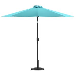 Flash Furniture GM-402003-UB19B-TL-GG 108in Dia. x 96.5"H Teal Patio Umbrella with Aluminum Pole Flash Furniture GM-402003-UB19B-TL-GG 108in Dia. x 96.5"H Teal Patio Umbrella with Aluminum Pole