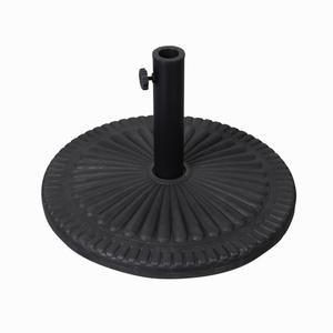 Flash Furniture GM-WL-B49014A-BK-GG Kona 19.25in Dia. x 3.25"H Cement Sunburst Umbrella Base Flash Furniture GM-WL-B49014A-BK-GG Kona 19.25in Dia. x 3.25"H Cement Sunburst Umbrella Base