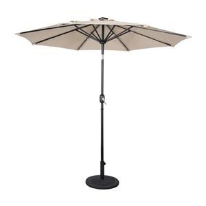 Flash Furniture GM-WL-U22002B-TAN-GG Montego 108in Dia. x 94"H Tan Patio Umbrella Flash Furniture GM-WL-U22002B-TAN-GG Montego 108in Dia. x 94"H Tan Patio Umbrella