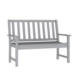 Flash Furniture LE-HMP-2035-12-GRY-GG Ellsworth 50.25in x 24in Gray Indoor/Outdoor Bench Flash Furniture LE-HMP-2035-12-GRY-GG Ellsworth 50.25in x 24in Gray Indoor/Outdoor Bench