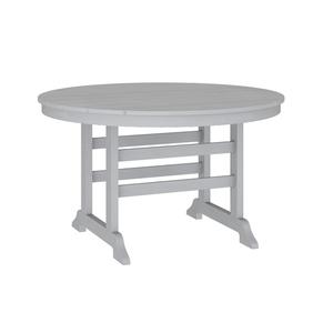 Flash Furniture LE-HMP-248-01-GRY-GG Colonel 48in x 48in Gray HDPE Adirondack Dining Table 