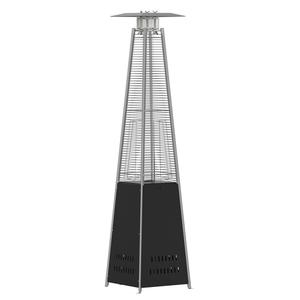 Flash Furniture NAN-FSDC-02-BK-GG Sol Black Stainless Steel Propane Heater - 42k BTU Flash Furniture NAN-FSDC-02-BK-GG Sol Black Stainless Steel Propane Heater - 42k BTU