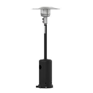 Flash Furniture NAN-HSS-AGH-BK-GG 7-6in Black Stainless Steel Propane Patio Heater - 42k BTU Flash Furniture NAN-HSS-AGH-BK-GG 7-6in Black Stainless Steel Propane Patio Heater - 42k BTU