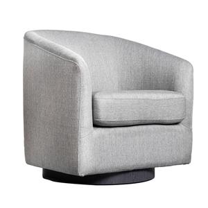 Flash Furniture BS-AC22-060-LTGRY-GG Landon Light Grey Club Style Barrel Accent Armchair Flash Furniture BS-AC22-060-LTGRY-GG Landon Light Grey Club Style Barrel Accent Armchair