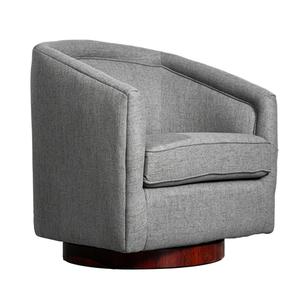 Flash Furniture BS-AC22-064-GRY-GG Dean Gray Club Style Commercial Barrel Accent Armchair Flash Furniture BS-AC22-064-GRY-GG Dean Gray Club Style Commercial Barrel Accent Armchair
