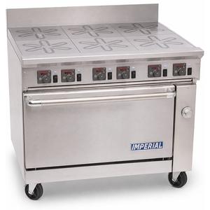 Imperial IR-6-EW PRO Series 36in Electric 6 Burner Range with Standard Oven 