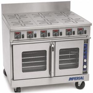 Imperial IR-6-EW-P PRO Series 36in Electric 6 Burner Range with Proviection Oven 