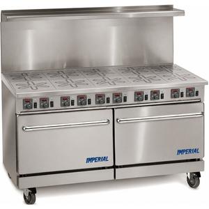 Imperial IR-10-EW PRO Series 60in Electric 10 Burner Range with 2 Standard Ovens 