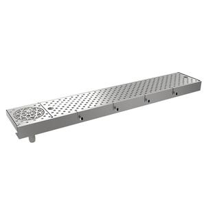 Krowne DCS6-36J Death & Co 6" x 36" Adaptive Scupper Jet Rinser/Drainboard