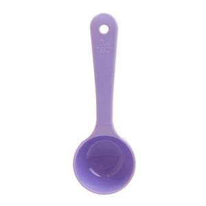 Thunder Group PLPSS030PP 3oz Purple High Hear Short Handle Solid Serving Spoon 