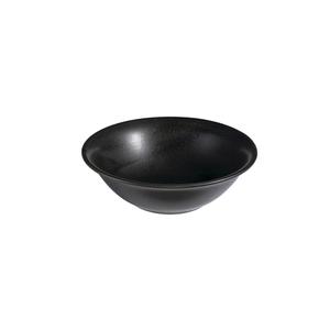 Mikasa Hospitality 5340257 ID Fine Reckless Black Fine China 21 oz. Bowl - 6 Each