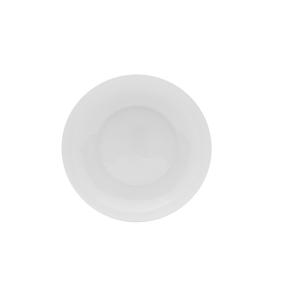 Mikasa Hospitality 5307014 Lola White Bone China 16 oz. Deep Plate - 2 Doz