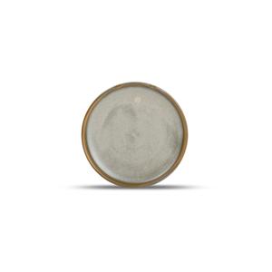 Mikasa Hospitality 5314527 F2D Olive Porcelain 5.9in Dia. Coupe Plate - 6 Each 