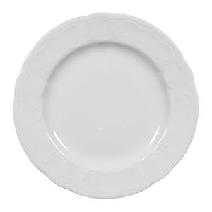 Mikasa Hospitality 001-600365 Seltmann White Porcelain 9.9" Dia. Plate - 6 Each