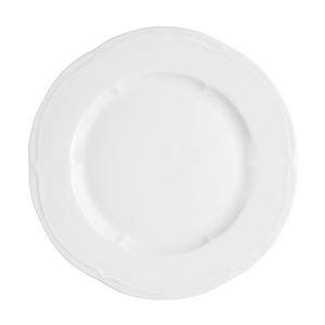 Mikasa Hospitality 001-728238 Versailles White Porcelain 11in Dia. Plate 