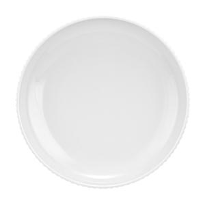 Mikasa Hospitality 001-780135 Sento Wave White Porcelain 26oz Deep Plate - 6 Each 