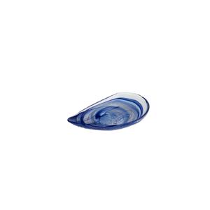 Mikasa Hospitality 1953-64 Ardacam Blue & White Glass 8.9in x 4.9in Plate - 2dz 