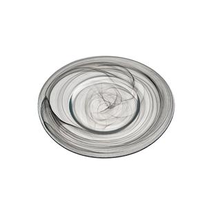 Mikasa Hospitality 2061-7 Ardacam Black & White 13in Dia. Plate - 1dz 
