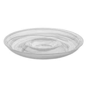 Mikasa Hospitality 2166-2 Ardacam White Glass 10.6in Dia. Chip-N-Dip Plate - 15 Each 