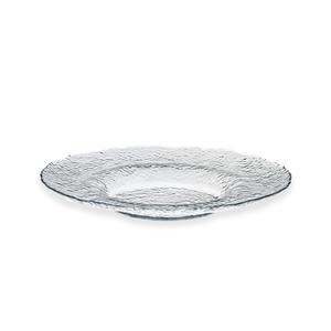 Mikasa Hospitality 2234-1 Ardacam Clear Glass 11in Dia. Hammered Plate - 1dz 
