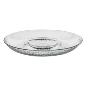 Mikasa Hospitality 2246-1 Ardacam Clear Glass 14.7in Dia. Chip-N-Dip Plate - 1dz 