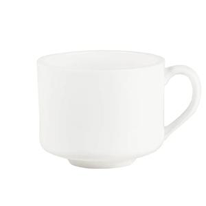 Mikasa Hospitality 5315883 Gordon White Bone China 9 oz. Mug - 2 Doz
