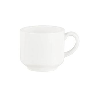 Mikasa Hospitality 5315884 Gordon White Bone China 3 oz. Espresso Cup - 6 Each