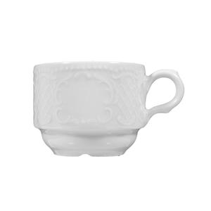 Mikasa Hospitality 001-610585 Seltmann White Porcelain 3 oz. Stackable Cup - 1 Doz