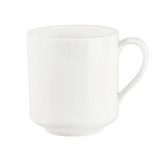 Mikasa Hospitality 5315882 Gordon White Bone China 12oz Mug - 2dz 