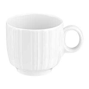 Mikasa Hospitality 001-780145 Sento Barcode White Porcelain 10 oz. Mug - 6 Each