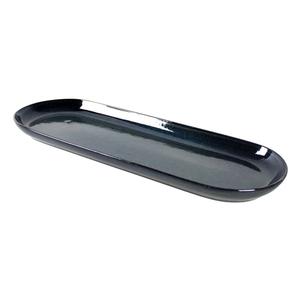 Mikasa Hospitality 01-741-144 Select Concept Blue Stoneware 17.7in x 5.9in Oval Platter 
