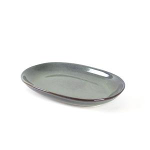 Mikasa Hospitality 01-757-2-60 Select Concept Green Stoneware 15.6in x 9.6in Oval Platter 