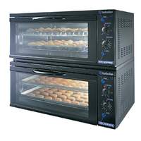 Moffat Double Stack Full Size 2 Pan Electric Convection Ovens - TURBOFAN E27MS/2
