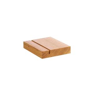 Mikasa Hospitality BQ245L Select Concept Oak 4.9in x 3.9in Menu Holder - 20 Each 