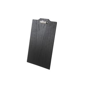 Mikasa Hospitality BQ240B Select Concept Black Oak 13.9in x 8.8in Menu Board - 22 Each 