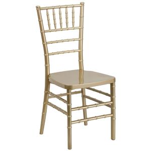Flash Furniture LE-GOLD-GG Hercules Premium Stacking Chiavari Chair