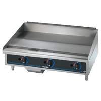 Star-Max Counter Top 36in Gas Flat Griddle Manual Controls - 636MD