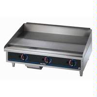Star Countertop 36in Gas Griddle With Thermostat & Safety Pilot - 636TSPD
