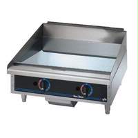 Star-Max Counter 24in Chrome Gas Griddle - 624TCHSD