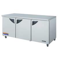Turbo Air 72in Undercounter Stainless Cooler Commercial - 18.8cuft - TUR-72SD-N 