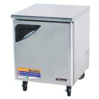 Turbo Air 28" Stainless Steel Undercounter Freezer - 6.8 cu ft - TUF-28SD-N
