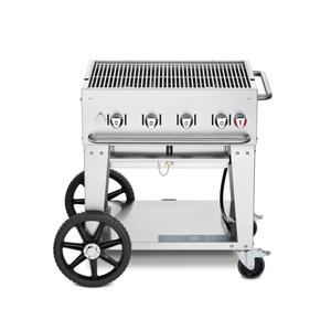 Crown Verity, Inc. 30in Stainless Outdoor Natural Gas Grill Charbroiler - CV-MCB-30NG