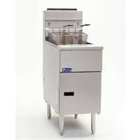 Pitco Solstice 50lb Stainless Steel Deep Fryer - SG14-S 