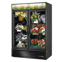 True 49 Cu.Ft Dual Glass Door Floral Display Cooler - GDM-49FC-HC~TSL01